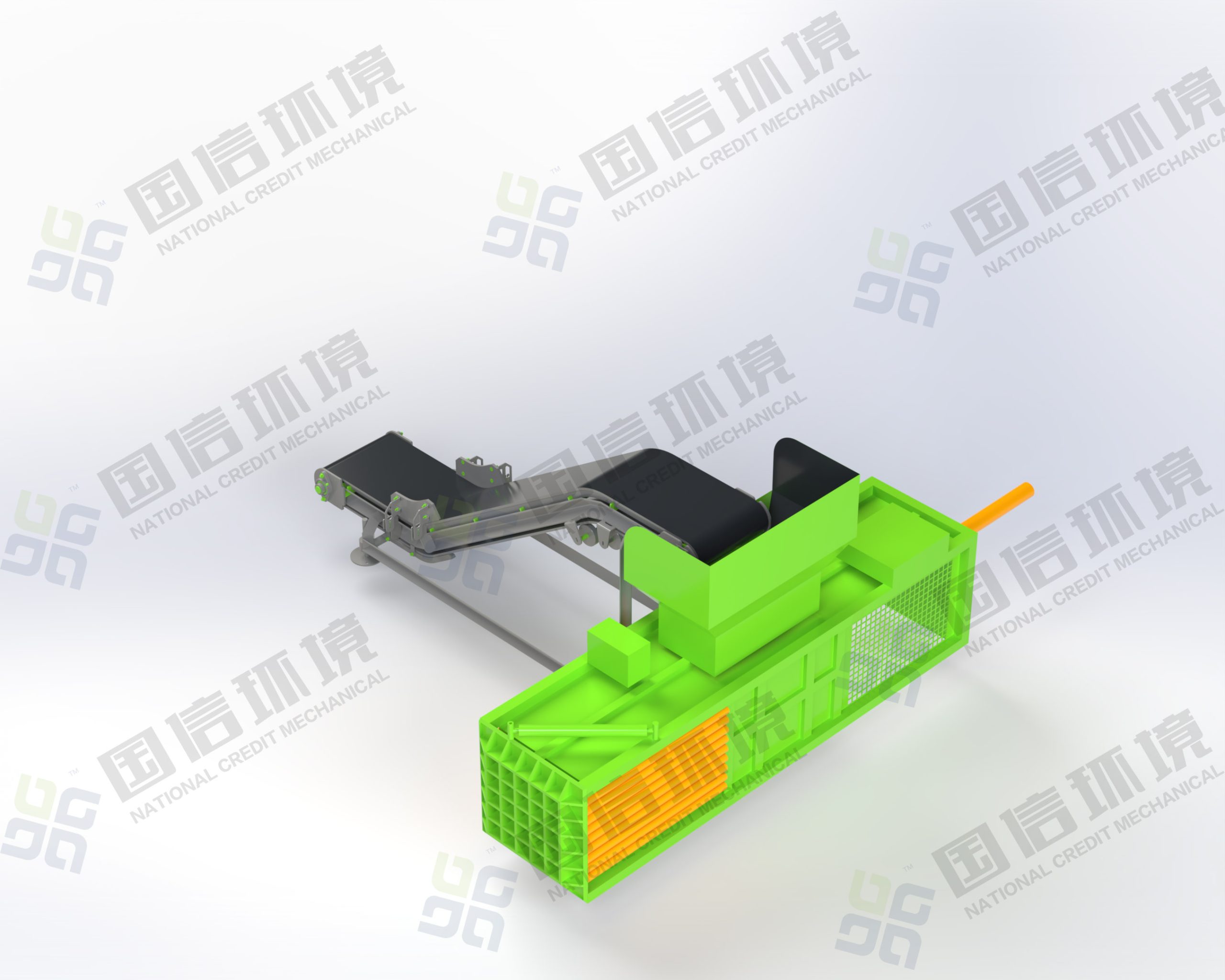 Horizontal Baler Machine