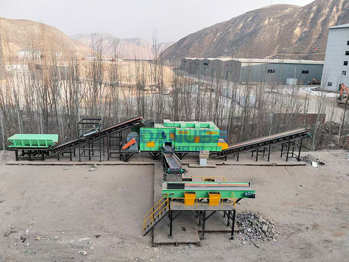Household waste sorting machine