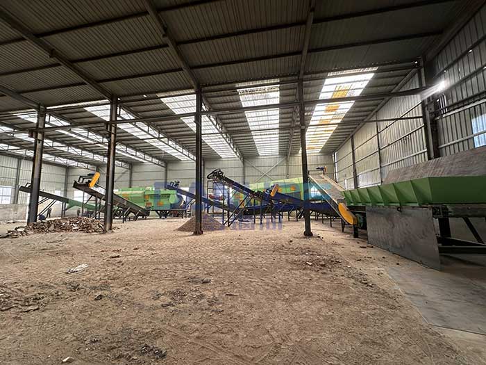 Syrian Construction Mixed Household Waste Sorting Customer Site